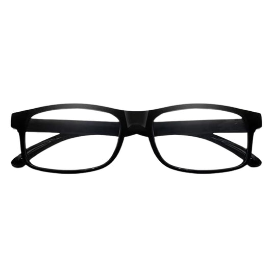 Kleine leesbril voor dames en heren in zwart, met leessterkte +3.50. Stijlvol montuur en comfortabele pasvorm. (SKU: KLEIN-006)