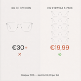 Transparante Leesbril Stijlvol 5-Pack inhoud