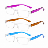 xyz leesbril randloos 3-pack