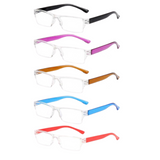 xyz leesbril randloos 5-pack